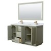 Strada 60" Double Light Green (Vanity Pricing Only)